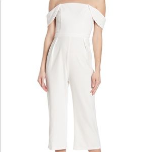 Marina Solid Cropped Jumpsuit